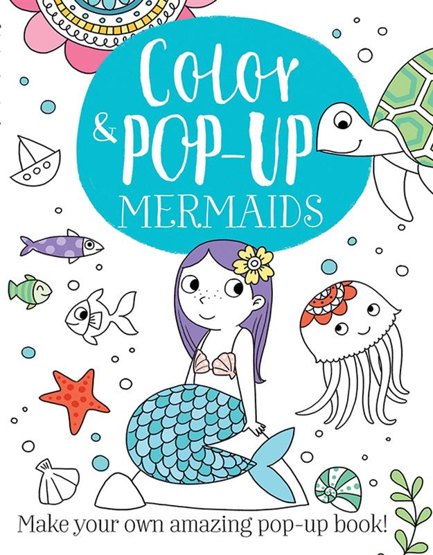 Mermaids Color & Pop-Up Cover