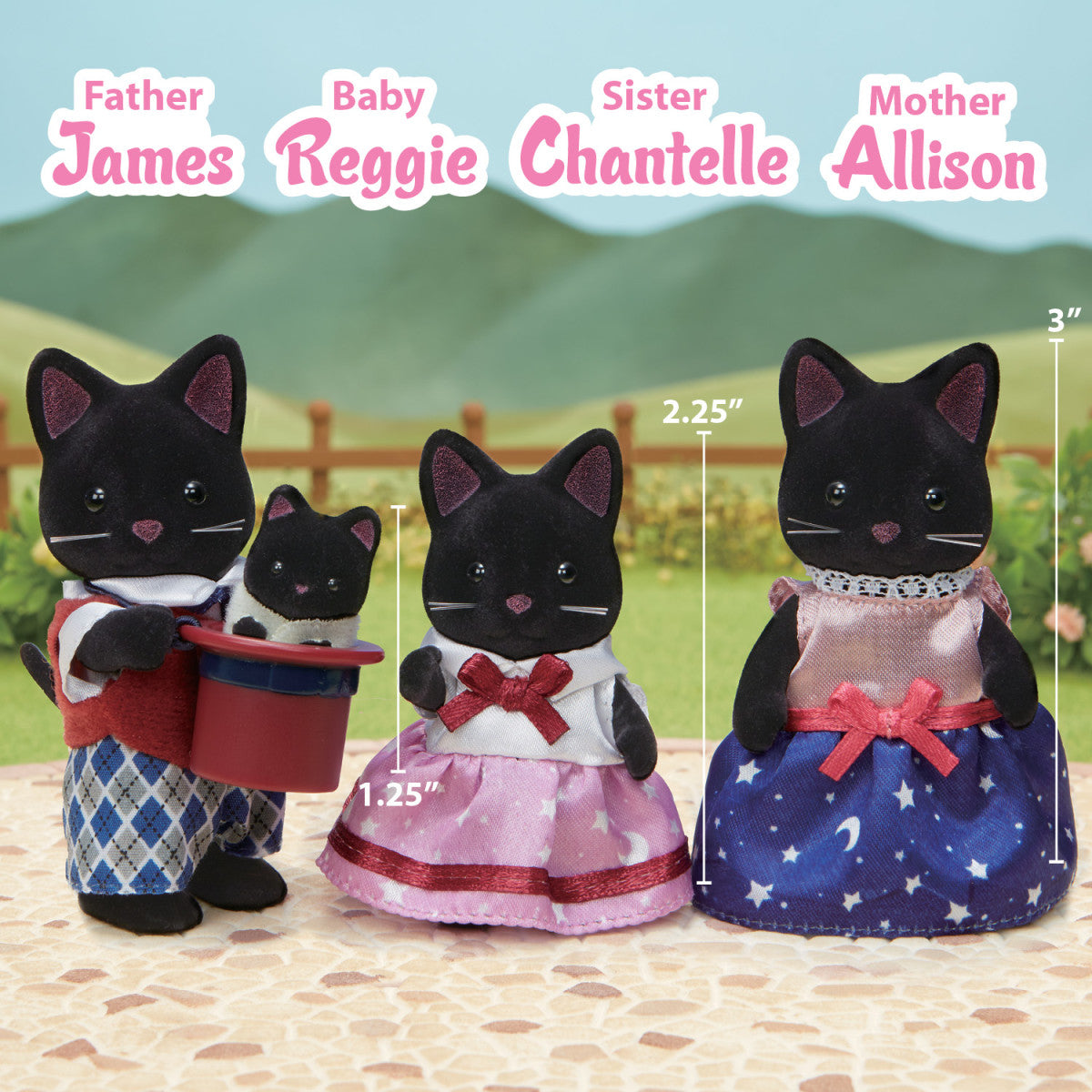 Calico Critters Midnight Cat Family Cover