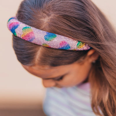Hearts Rhinestone Headband Preview #2