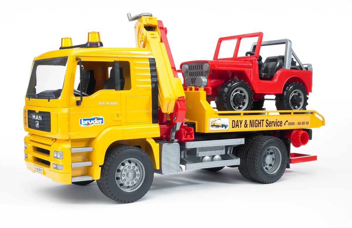 MAN TGA Breakdown Truck w/ Cross Country Vehicle Cover
