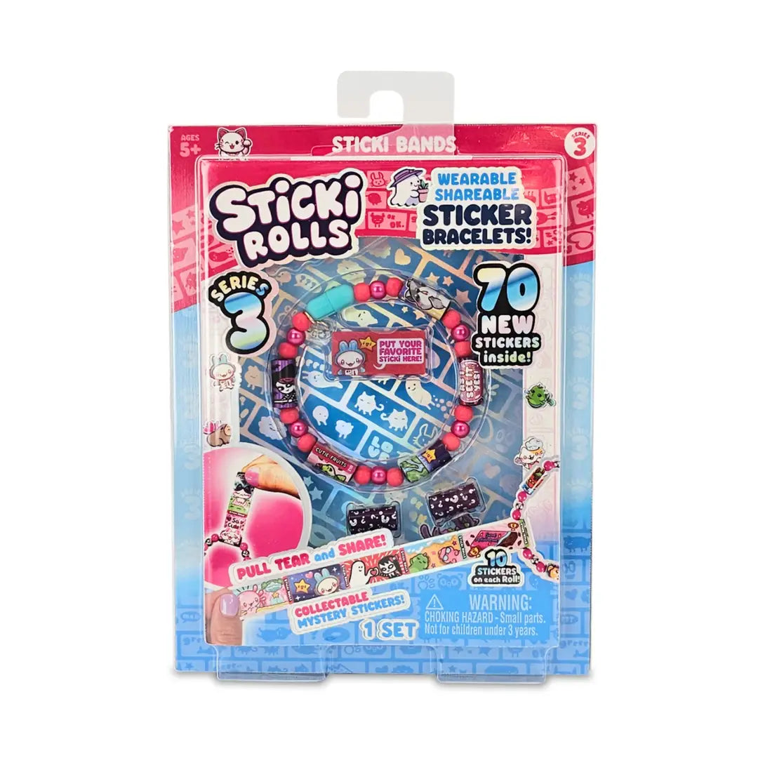 Tomfoolery Toys | Sticki Band Series 3, Single Pk