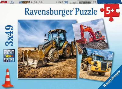 Digger at Work! 3-in-1 49pc Puzzles Preview #1