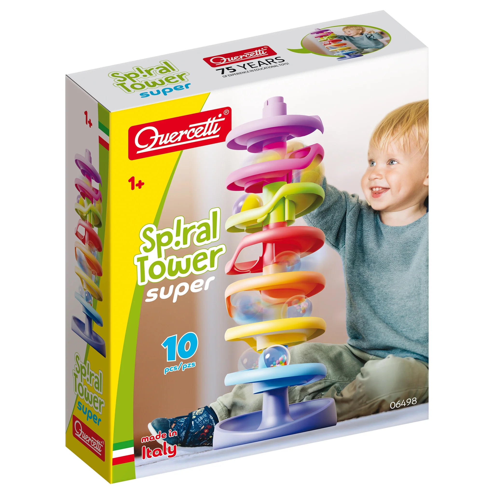Tomfoolery Toys | Quercetti Spiral Tower Super!