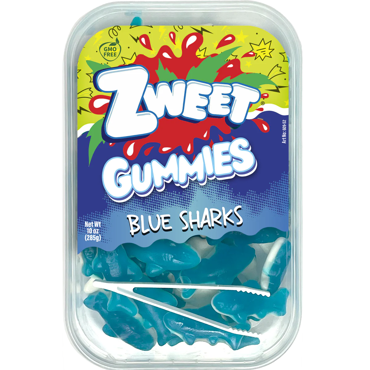 Tomfoolery Toys | Zweet Blue Gummy Sharks
