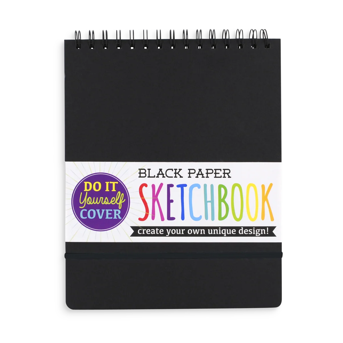 Tomfoolery Toys | Black Sketchbook with DIY Cover