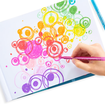 Rainbow Sparkle Glitter Markers Preview #4