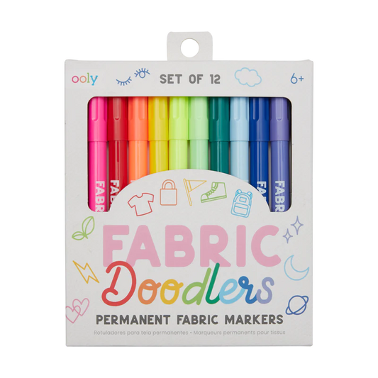 Tomfoolery Toys | Fabric Doodler Markers 12pc
