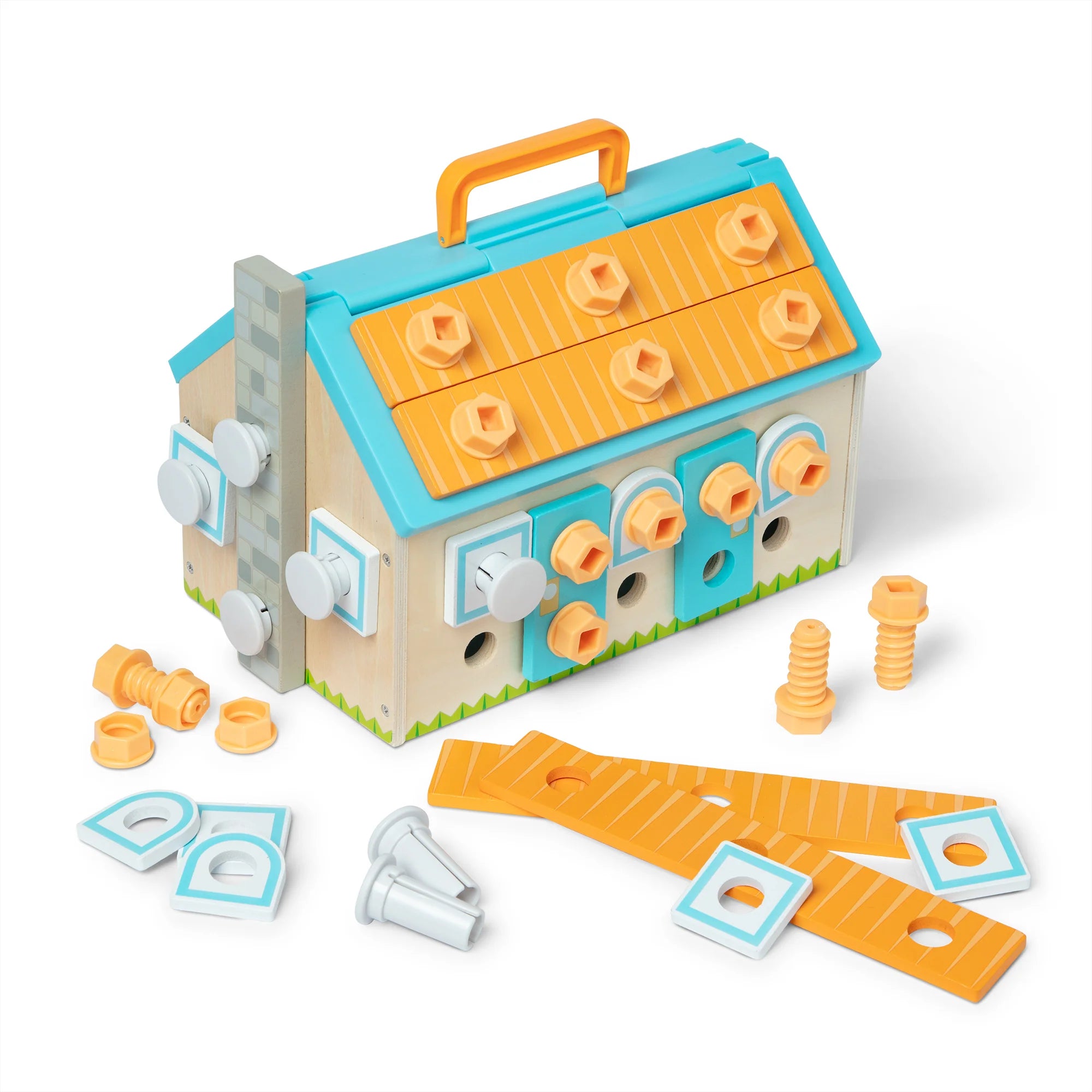 Tomfoolery Toys | Build A House Toolbox Play Set