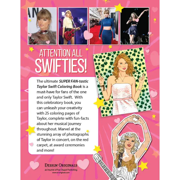 Taylor Swift Coloring & Activity Book Preview #4