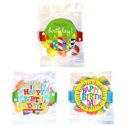 Tomfoolery Toys | Happy Birthday Candy Bags