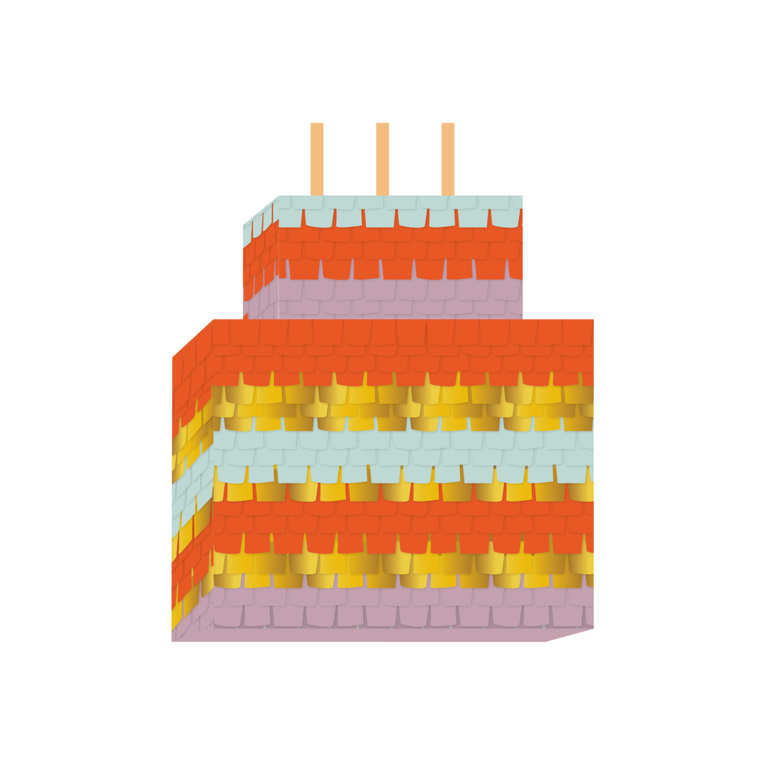 Tomfoolery Toys | Birthday Cake Mini Pinata
