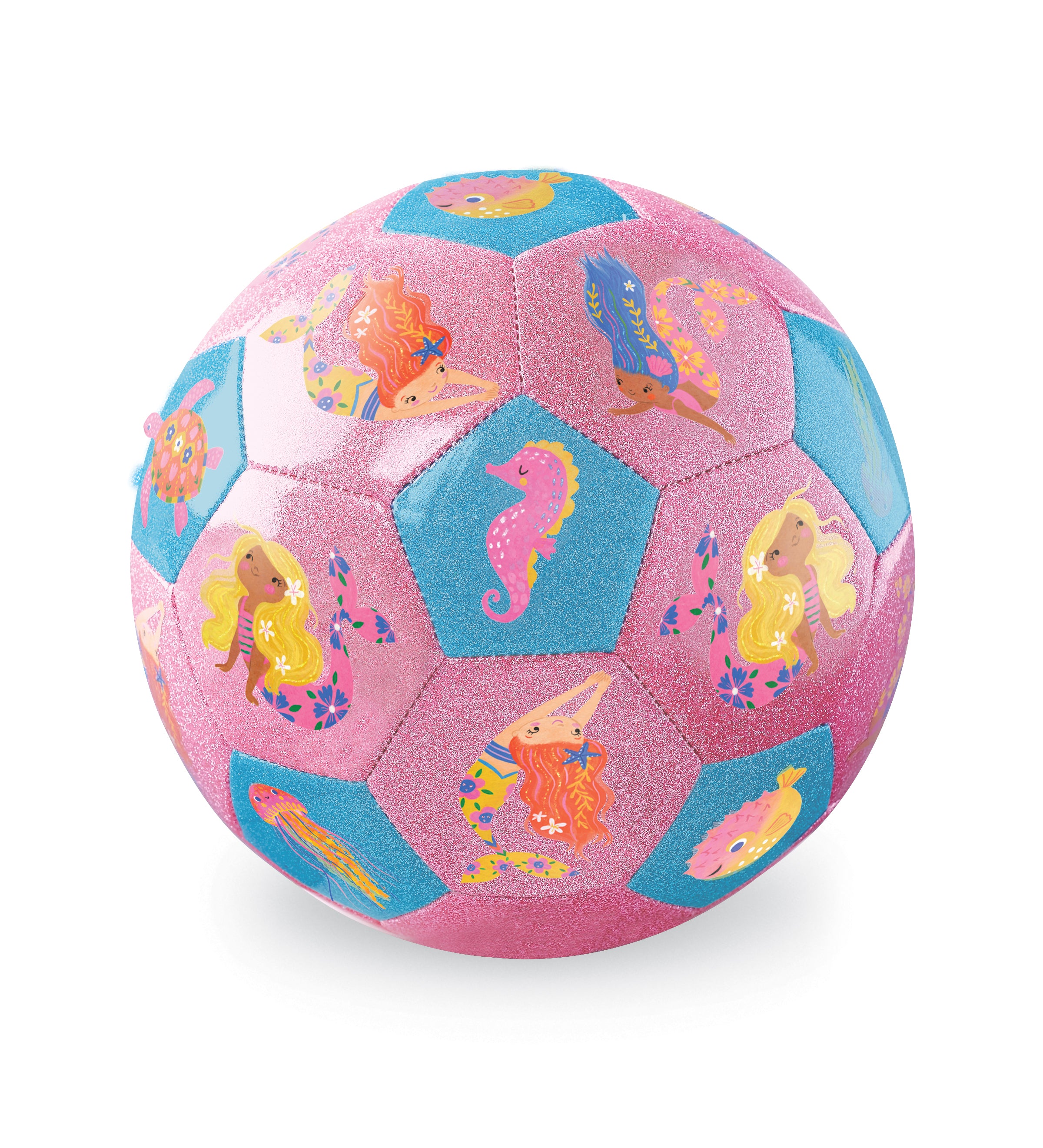 Tomfoolery Toys | Size 3 Glitter Mermaid Soccer Ball