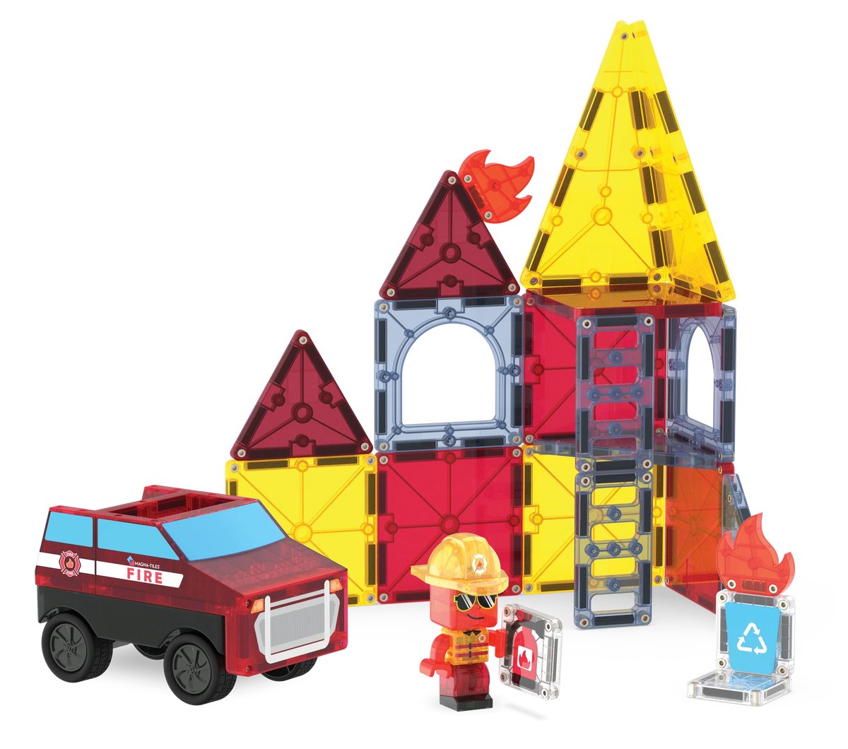 Magna-Tile Fire Rescue Cover