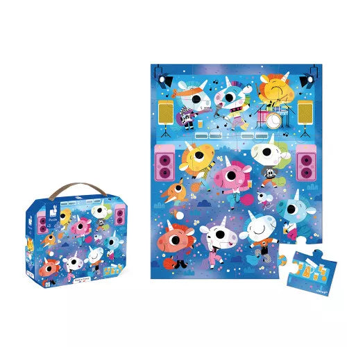 Unicorns Rock Concert Puzzle Cover