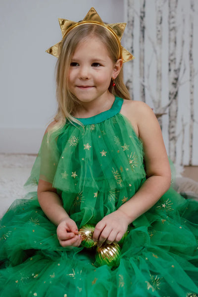Christmas Tree Dress w/ Headpiece Preview #4
