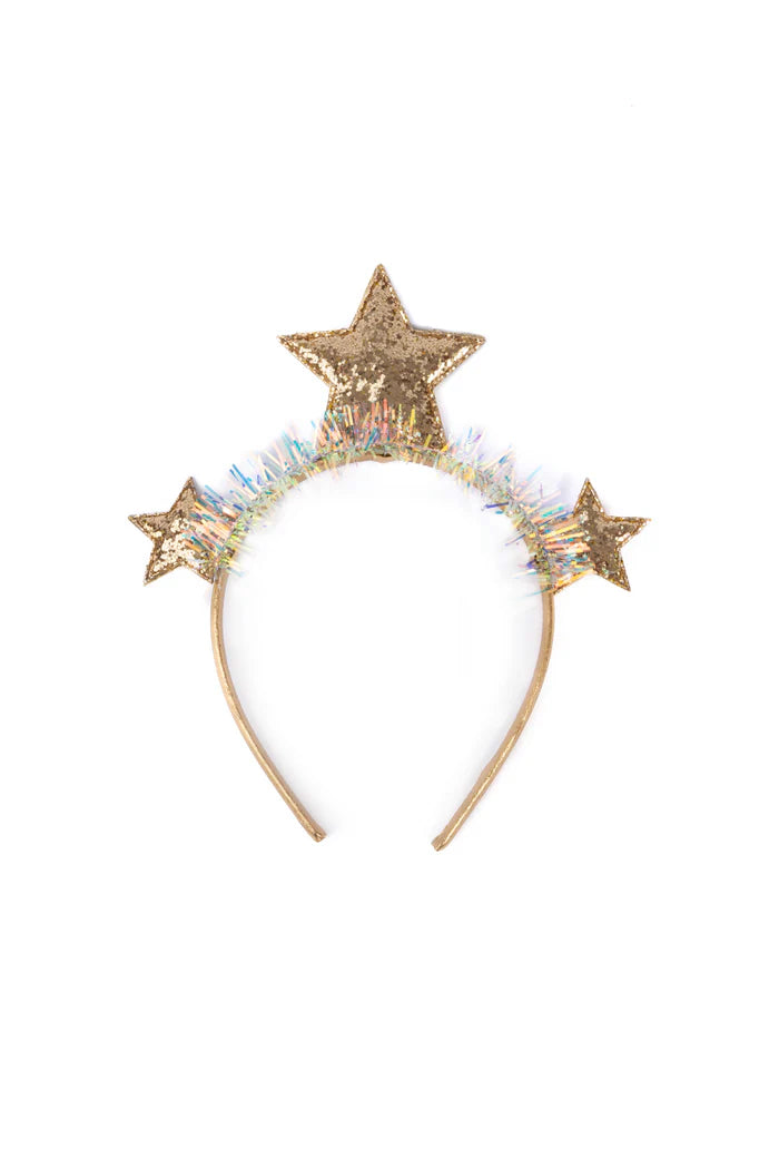 Twinkle and Tinsel Star Headband Cover