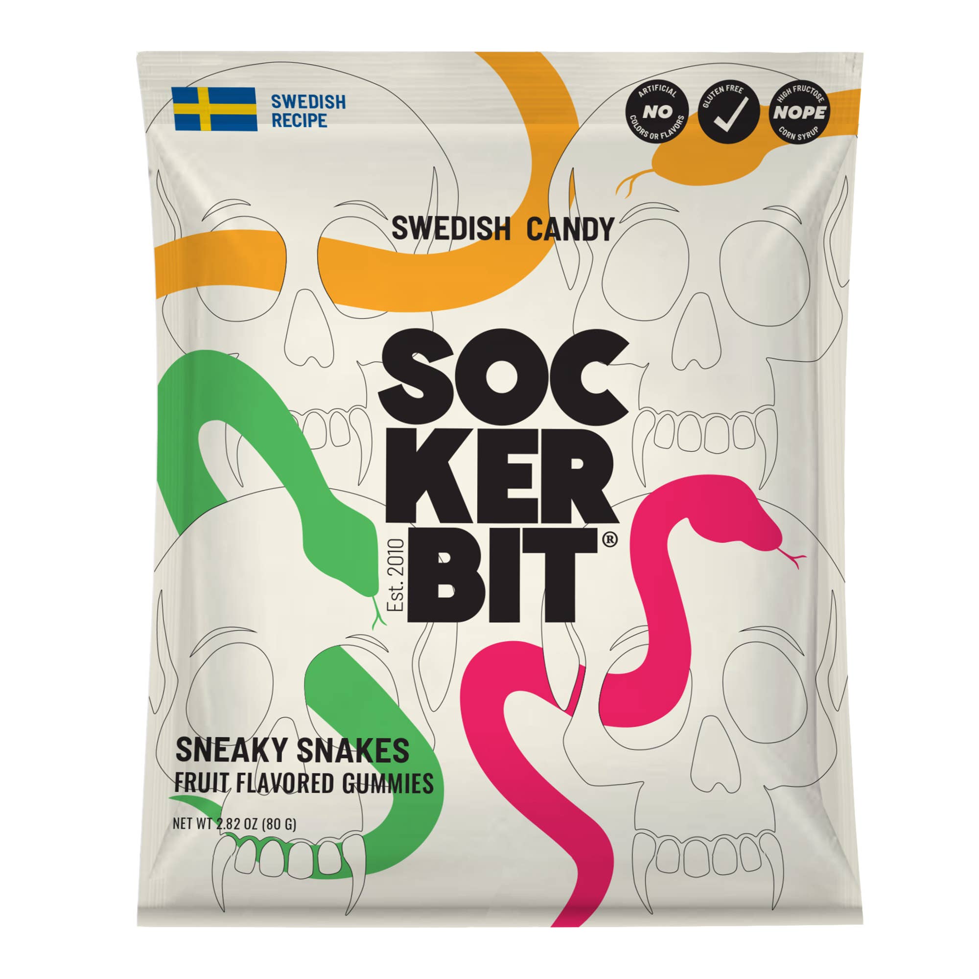 Tomfoolery Toys | Sneaky Snakes Swedish Candy 2.8oz