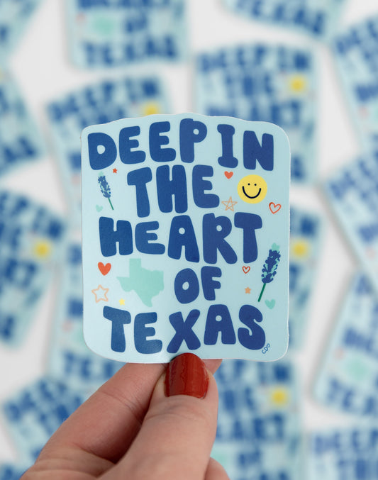 Tomfoolery Toys | Deep in the Heart of Texas Decal Sticker