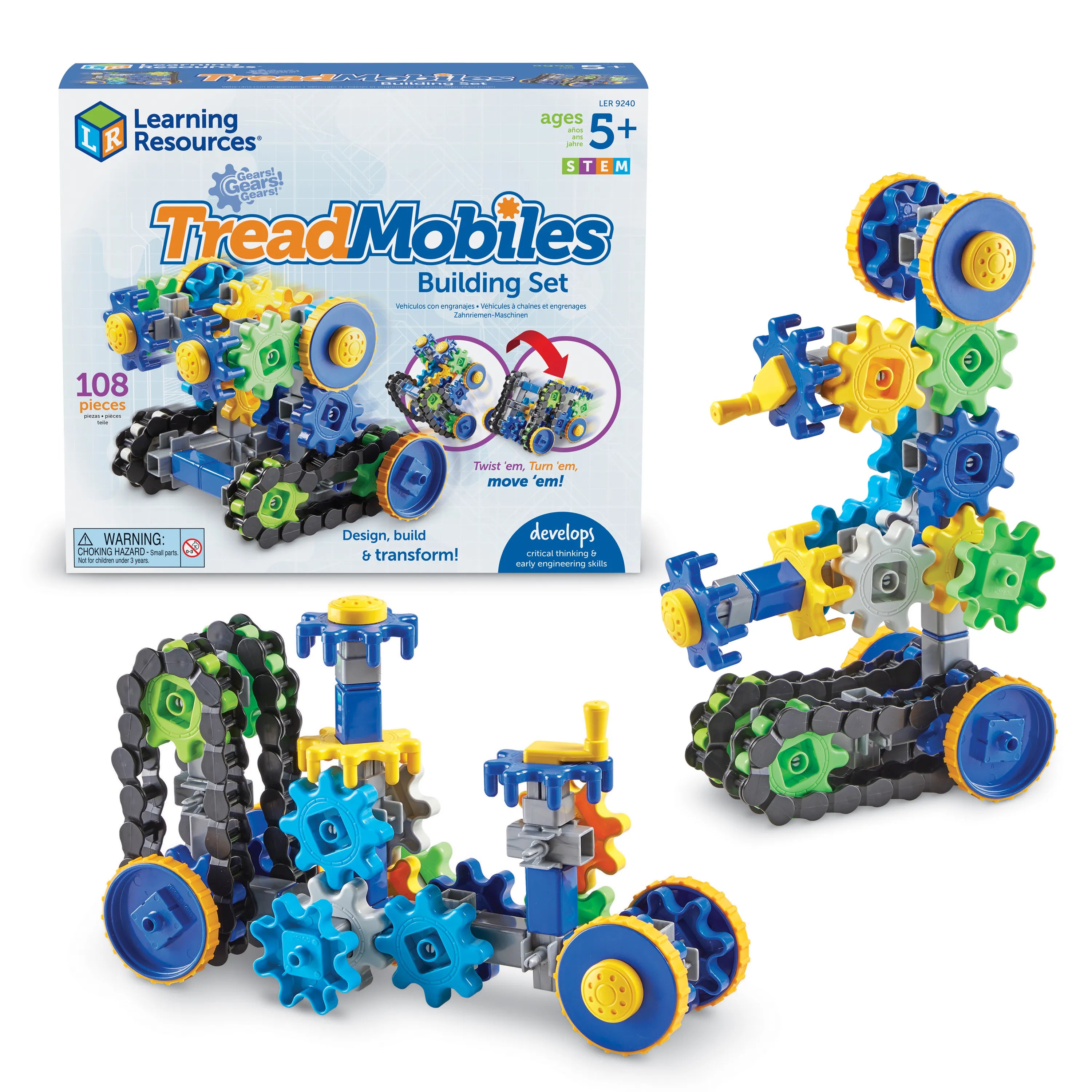 Tomfoolery Toys | Gears! Gears! Gears! Treadmobiles