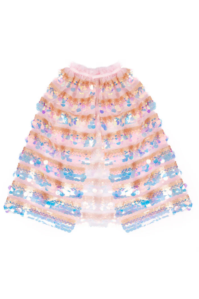 Gold & Light Pink 5th Avenue Paillette Cape, 4-6. Cover