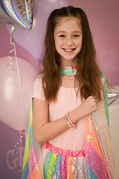 Stripy Sequins Cape, Size 4-6 Preview #2
