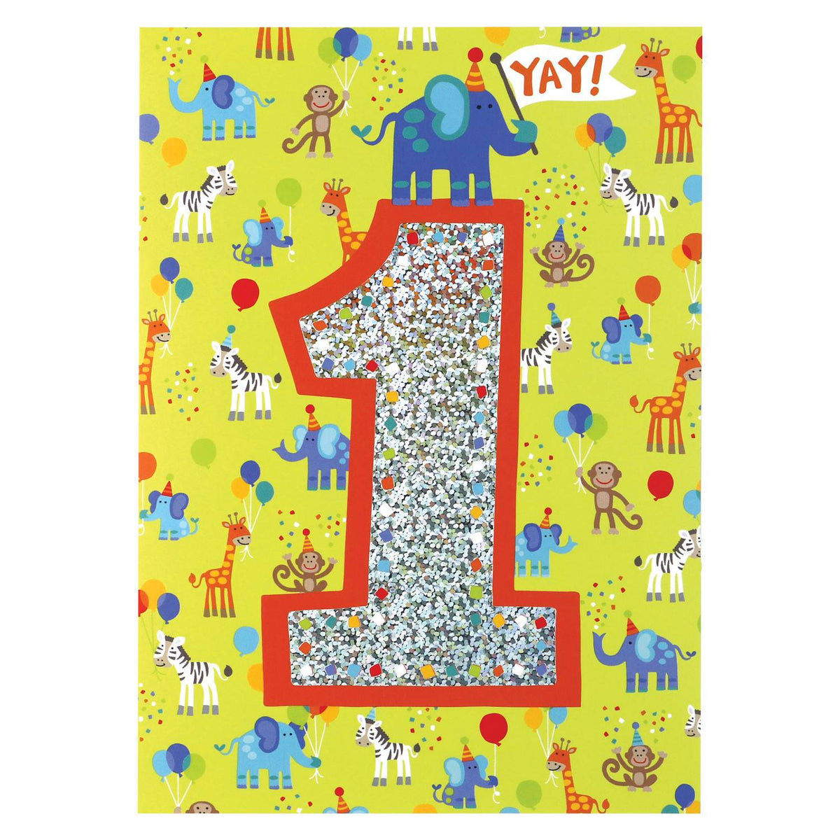 Age 1 Birthday Card Cover