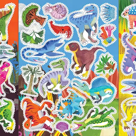 Learn To Draw Dinosaurs with Stickers Cover