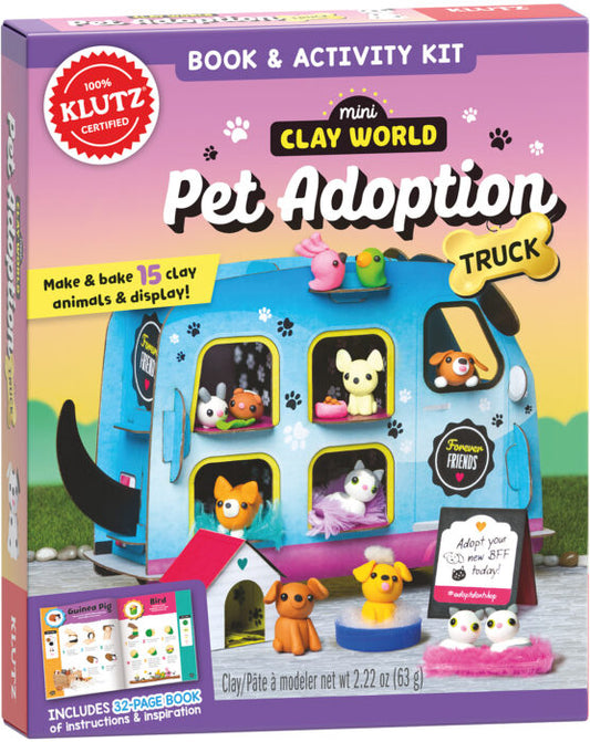 Tomfoolery Toys | Mini Clay World Pet Adoption Truck