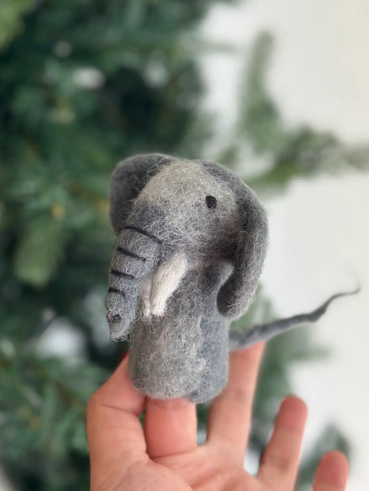 Tomfoolery Toys | Elephant Finger Puppet