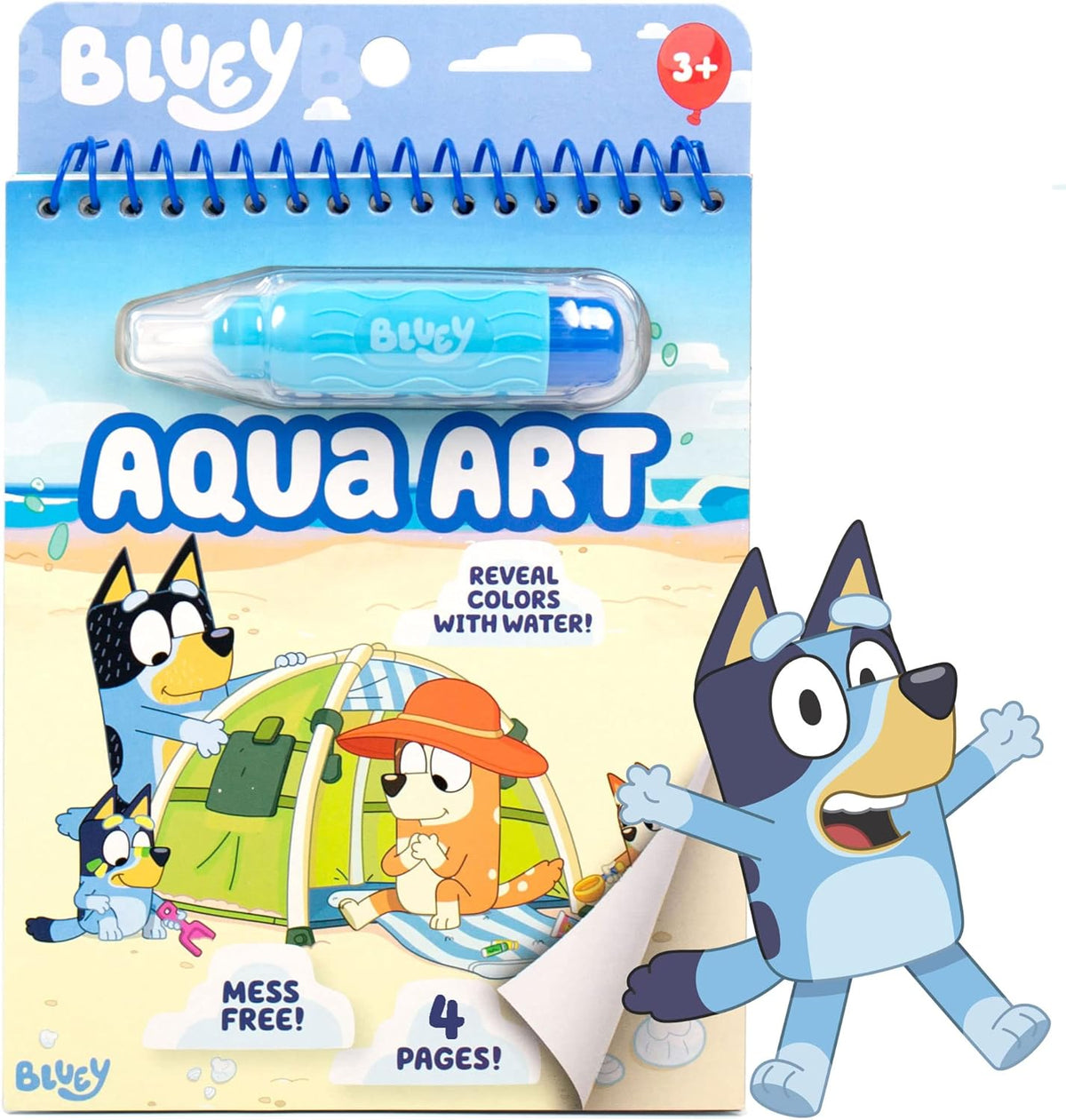 Bluey Aqua Art Cover