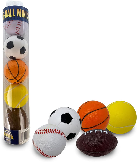 Tomfoolery Toys | 5-Ball Mini Sports Pack