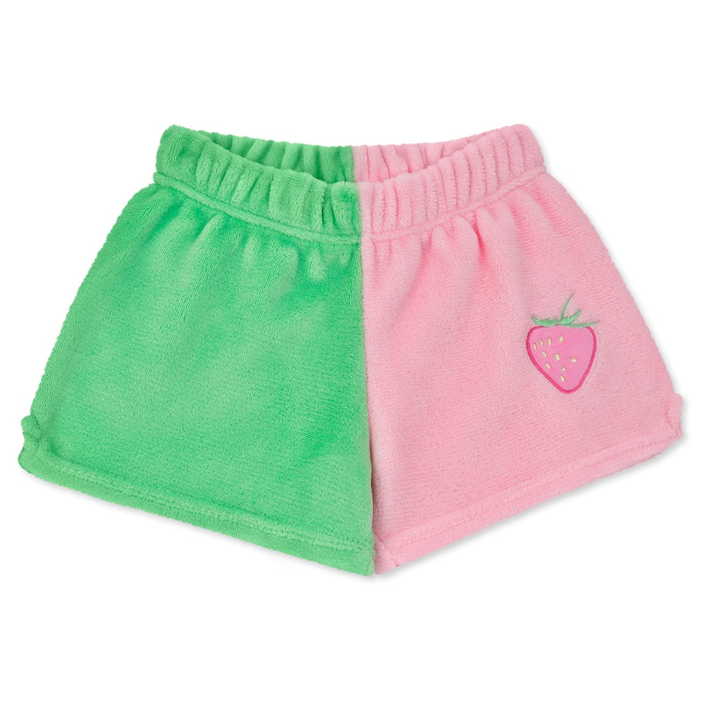 Strawberry Color Block Shorts Cover