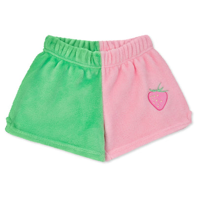 Strawberry Color Block Shorts Preview #1