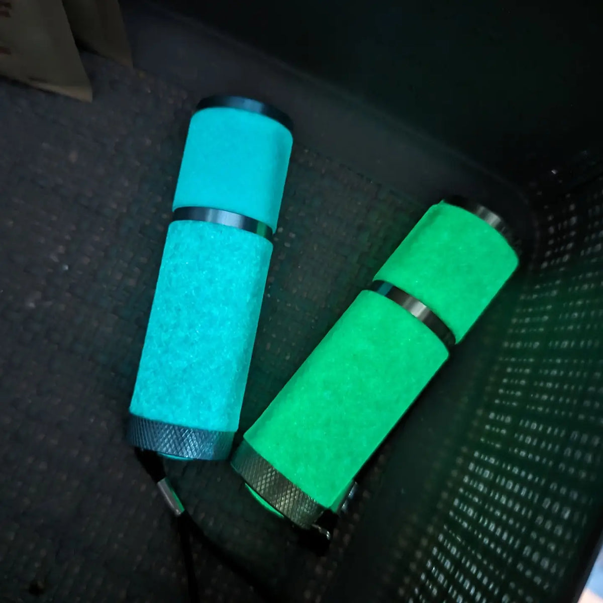 2-Pack Glow in the Dark Flashlight Cover