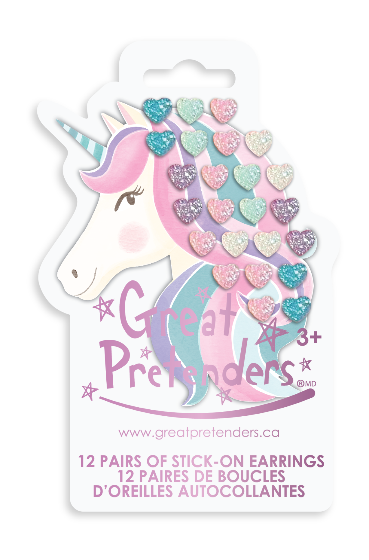 Tomfoolery Toys | Rhinestone Royalty Stick On Earrings