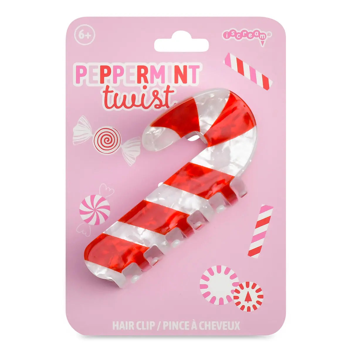 Tomfoolery Toys | Candy Cane Hair Clip