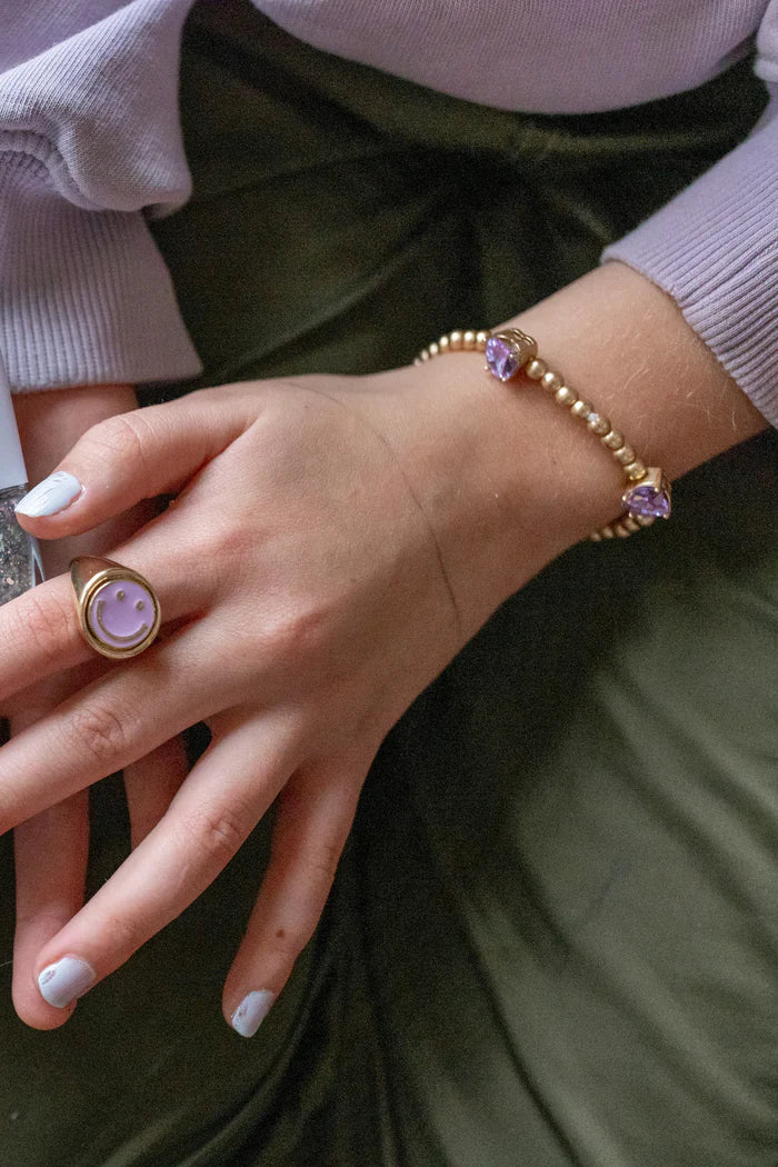 Chic Amethyst Love Bracelet Cover