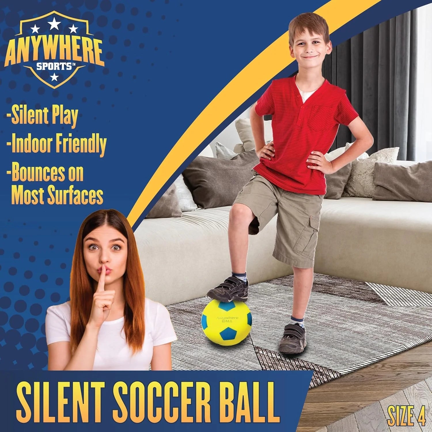Tomfoolery Toys | Silent Soccer Ball