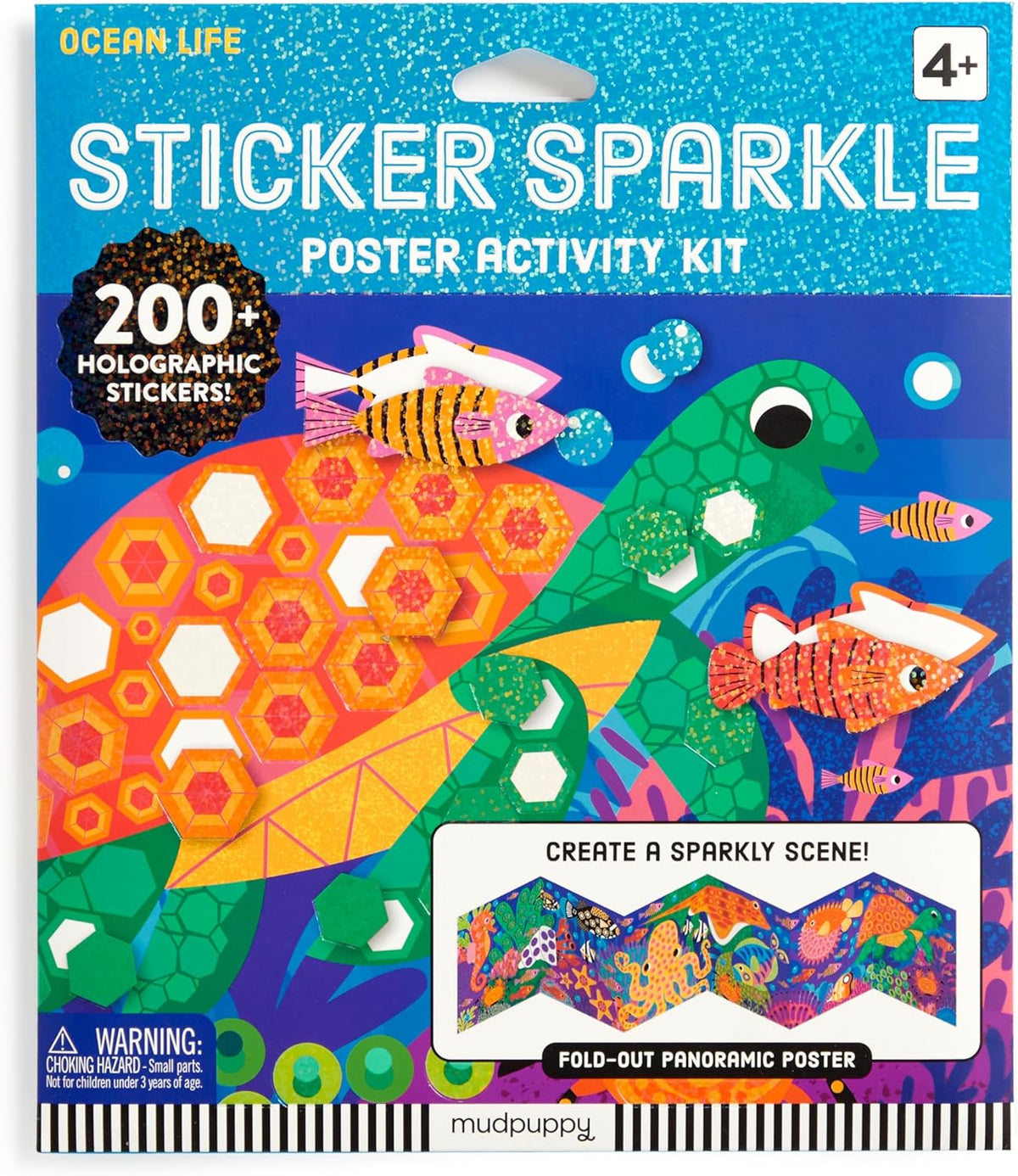 Ocean Life Sticker Sparkle Poster Activity Kit Cover