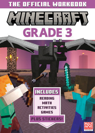 Official Minecraft Workbook: Grade 3 Cover
