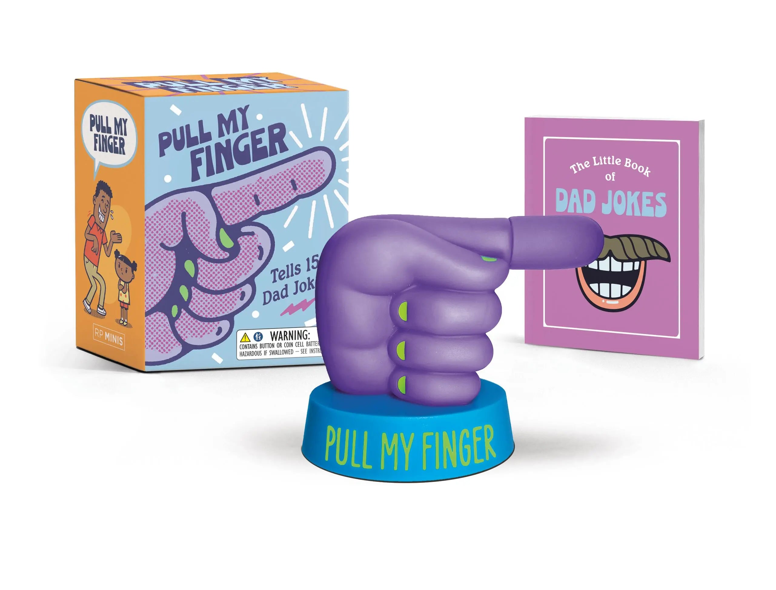 Tomfoolery Toys | Pull My Finger - Tells 15 Dad Jokes!