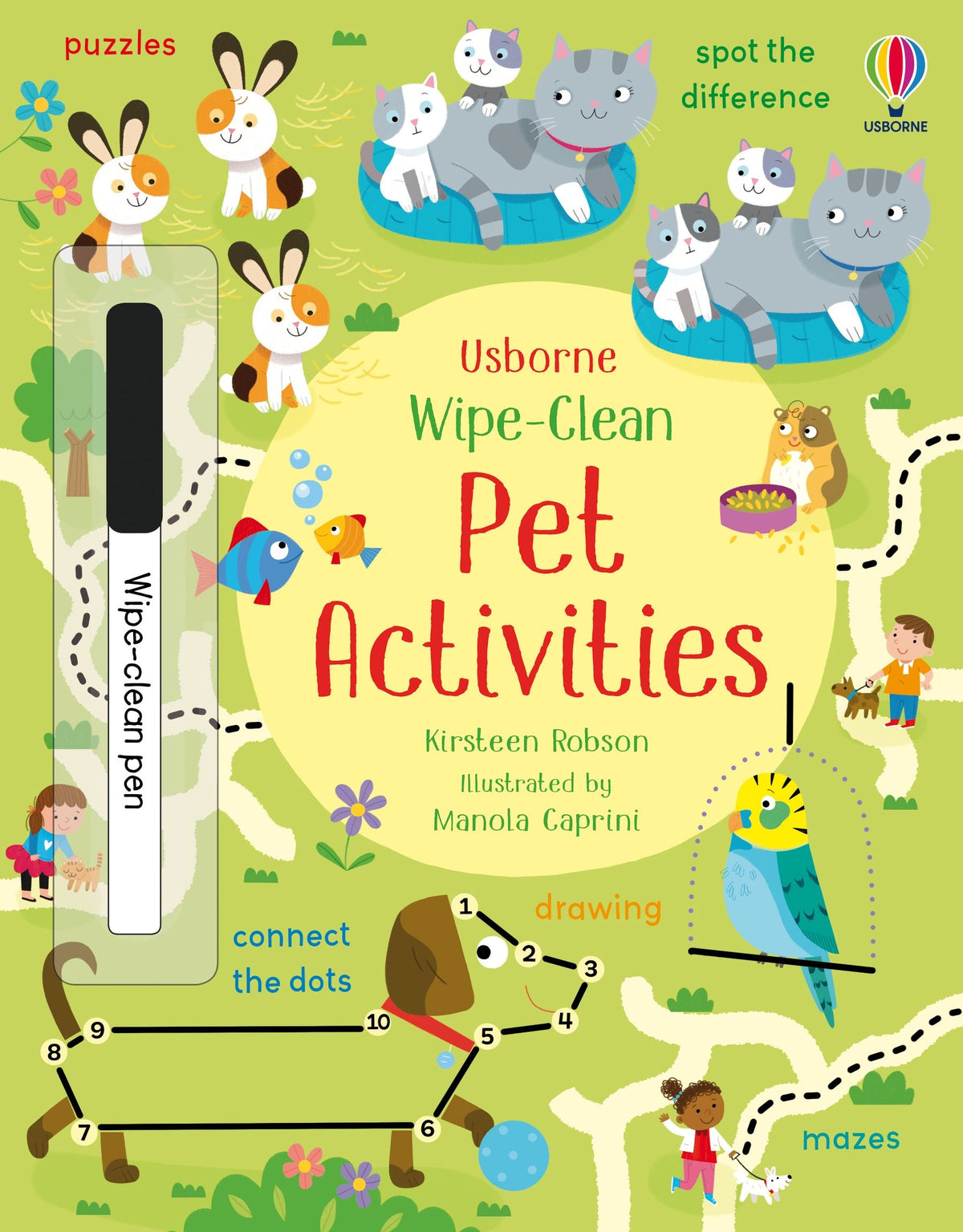 Wipe-Clean Pet Activities Cover