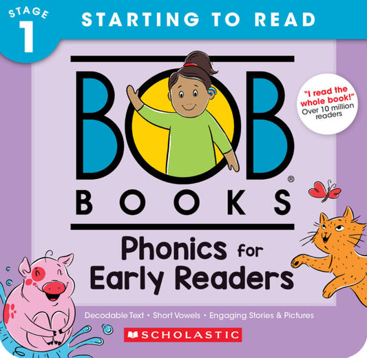 Tomfoolery Toys | Bob Books: Phonics for Early Readers Stage 1