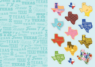 I Love Texas Sticker Book Preview #2