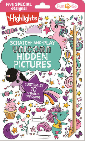 Scratch-and-Play Unicorn Hidden Pictures Cover