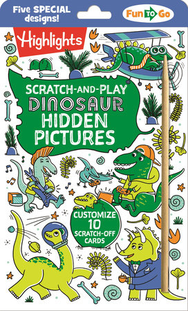 Scratch-and-Play Dinosaur Hidden Pictures Cover