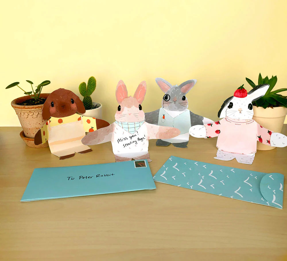 Snuggle Bunnies Notecards Cover