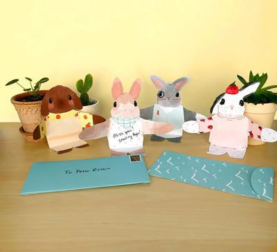 Snuggle Bunnies Notecards Preview #2