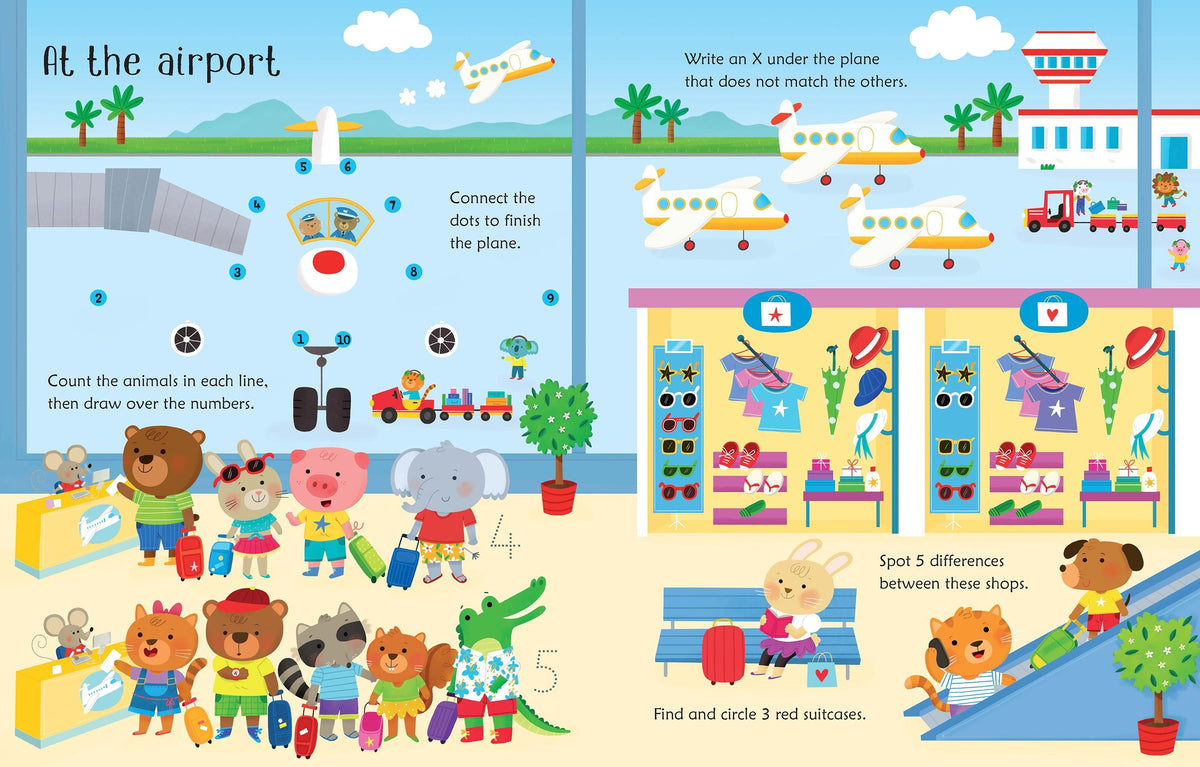 Wipe Clean Travel Activities Cover