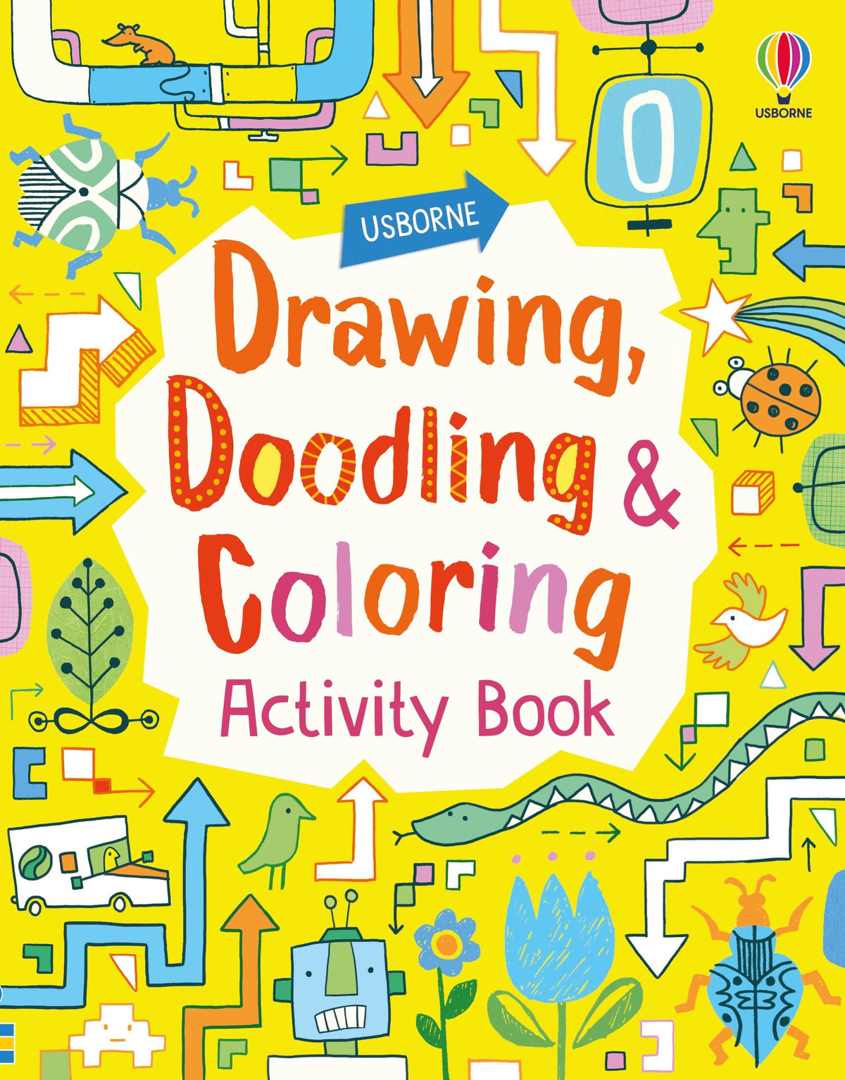 Drawing, Doodling and Coloring Activity Book Cover